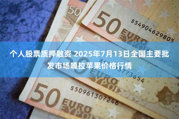 个人股票质押融资 2025年7月13日全国主要批发市场嘎拉苹果价格行情