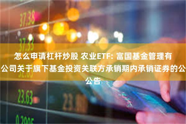 怎么申请杠杆炒股 农业ETF: 富国基金管理有限公司关于旗下基金投资关联方承销期内承销证券的公告